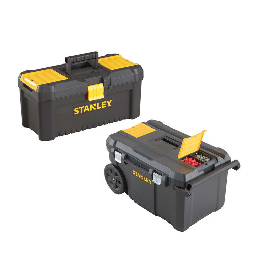 Stanley Essential Rolling Chest & 16'' Tool Box Set image