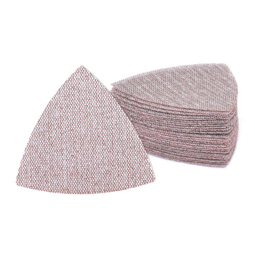 Vaunt X Mesh Net Delta Sanding Sheets Hook & Loop 93mm 240 Grit - Pack of 25 image Vaunt X Mesh Net Delta Sanding Sheets Hook & Loop 93mm 240 Grit - Pack of 25 image