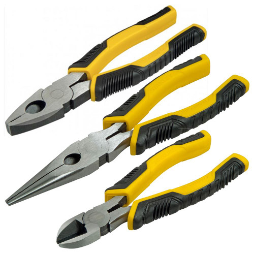Stanley 3 Piece Dynagrip Plier Set image