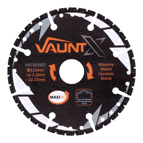 Vaunt X Diamond Blade Turbo Multi-Purpose 115mm image Vaunt X Diamond Blade Turbo Multi-Purpose 115mm image