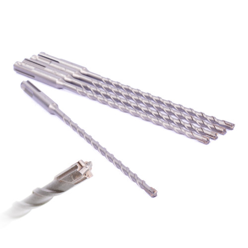 Vaunt SDS+ Endurance Cross Tip Drill Bit 6mm x 210mm - Pack of 5 image