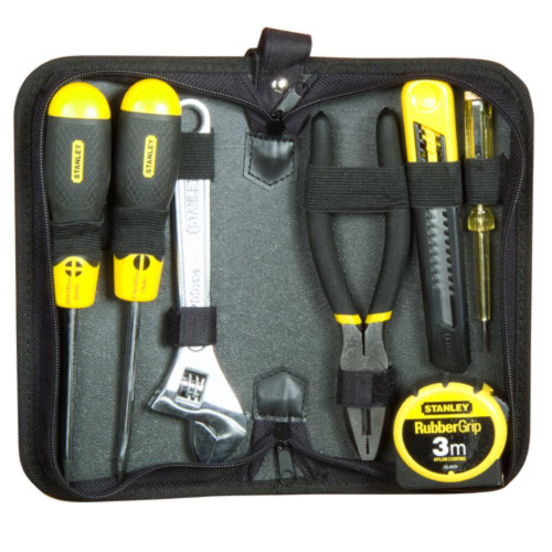 Stanley 7 Piece Hand Tool Set in Zipped Wallet image