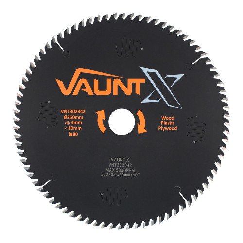 Vaunt X TCT Premium Circular Saw Blade 250mm 30mm 80T image