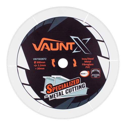 Vaunt X Diamond Specialist Metal Cutting Blade 300mm 20mm image Vaunt X Diamond Specialist Metal Cutting Blade 300mm 20mm image