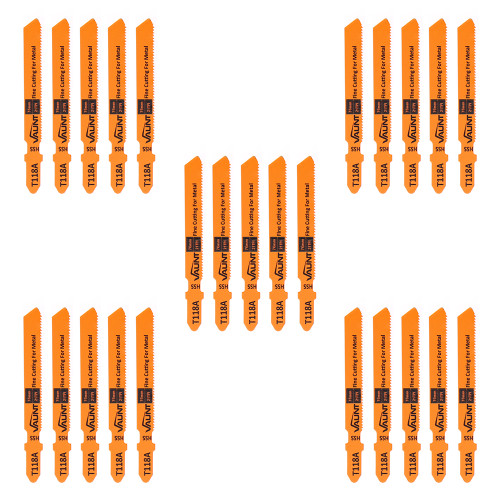 Vaunt Jigsaw Blades Metal Cutting (T118A) - Pack of 25 image Vaunt Jigsaw Blades Metal Cutting (T118A) - Pack of 25 image