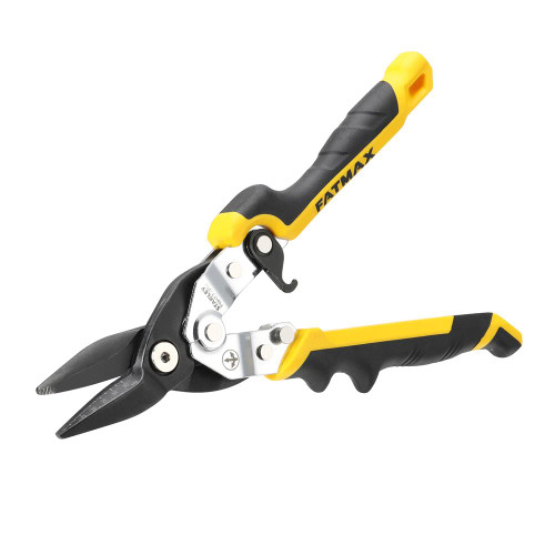 Stanley FatMax ERGO Aviation Snips 250mm (Yellow Handle Straight Cut)