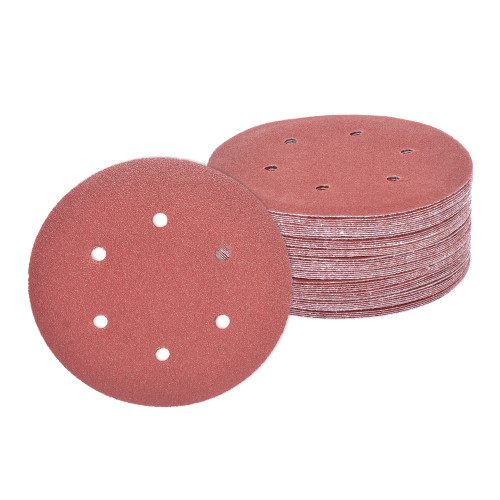 Vaunt Sanding Discs Hook & Loop 150mm 180 Grit - Pack of 50 image Vaunt Sanding Discs Hook & Loop 150mm 180 Grit - Pack of 50 image