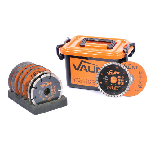 Vaunt Angle Grinder 115mm Trade Pack - 20 Piece image