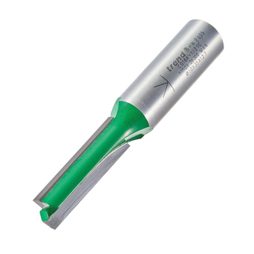 Trend C016AX1/2TC Trend Two Flute Cutter 35mm Cut - 1/2'' Shank, 10mm Dia image