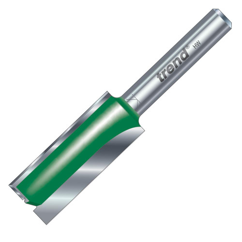 Trend C153DX1/2TC Trend Two Flute Cutter 50mm Cut - 1/2'' Shank, 12.7mm Dia Suited for Drilling