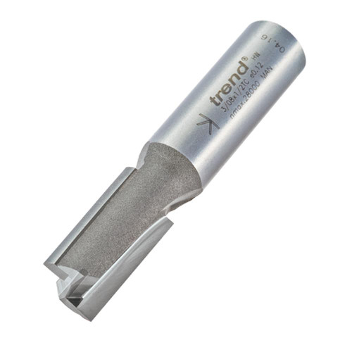Trend 3/08X1/2TC Trend Two Flute Cutter 25mm Cut - 1/2'' Shank, 12.7mm Dia image