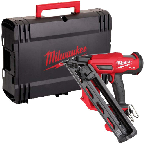 Milwaukee M18 FN15GA-0X 18V FUEL Brushless Finishing Angled Nail Gun 15 Gauge - Body with Case image Milwaukee M18 FN15GA-0X 18V FUEL Brushless Finishing Angled Nail Gun 15 Gauge - Body with Case image