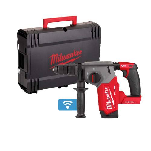 Milwaukee M18 ONEFHX-0X 18V FUEL ONE-KEY Brushless SDS+ Drill - Body in Case image