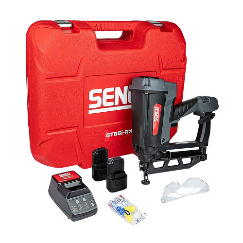 Senco GT65i-RX 2nd Fix Gas Nail Gun with 2x 2.5Ah Batteries, Charger & Case image