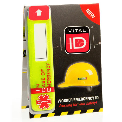 EMERGENCY ID DATA WINDOW STICKER (ICE)