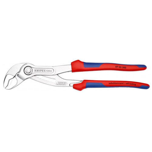 Knipex Cobra High-tech Water Pump Pliers 300mm (Chrome Plated/Grip) image
