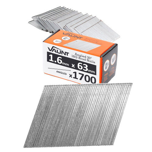 Vaunt 63mm 16g 20° Angled Brad Nails - Pack of 1700 image