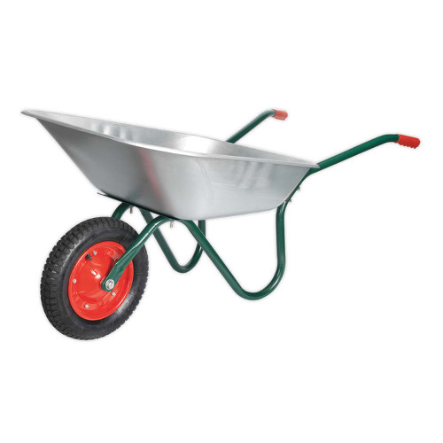 Sealey WB65 Galvanized Wheelbarrow - 65 Ltr image