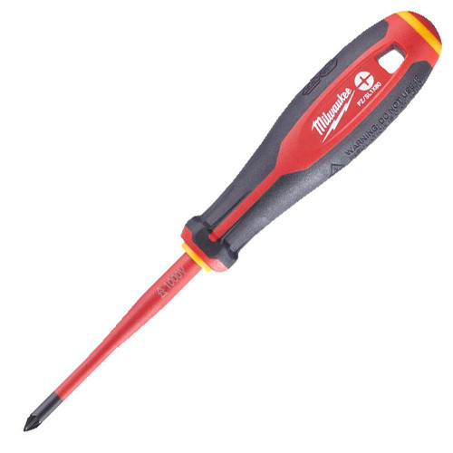 Milwaukee TRI-LOBE VDE Screwdriver  PZ/ SL1 x 80mm image