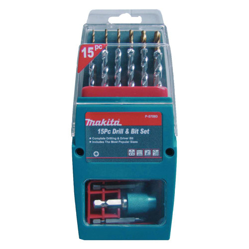 Makita P-57093 15 Piece Drill & Bit Set