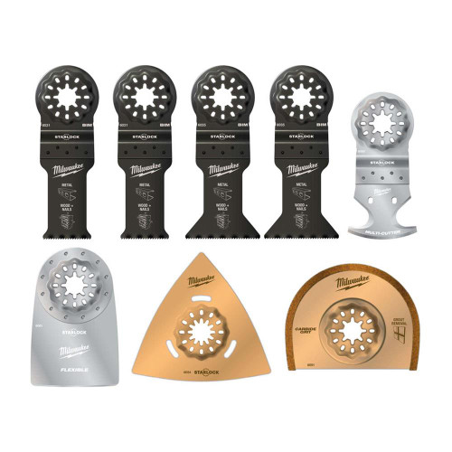 Milwaukee Multi Tool Renovation Set - Pack of 8 image