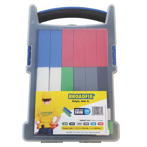 BROADFIX Flat Shims Assorted Grab Box of 240 image