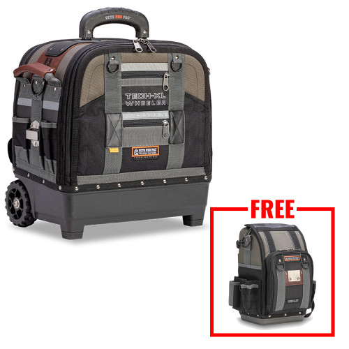 Veto Pro Pac TECH-XL Wheeler Tool Bag with Tool & Meter Panels image