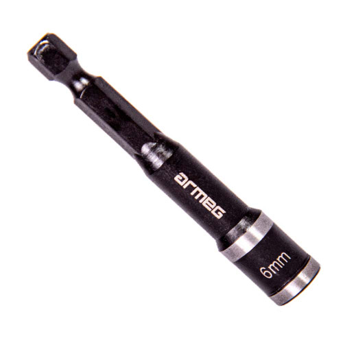 Armeg 1/4 Inch Impact Rated Nut Driver 6mm | ITS.co.uk|