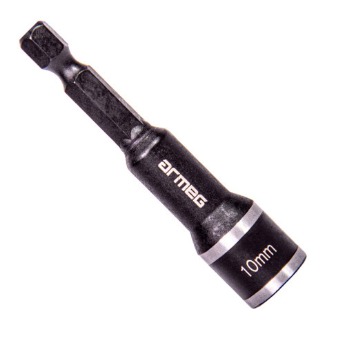 Armeg 1/4 Inch Impact Rated Nut Driver 10mm image
