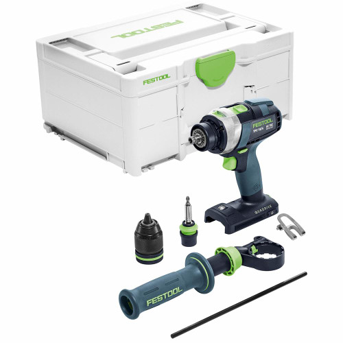Festool TPC 18/4 QUADRIVE 18V Brushless Combi Drill - Body & Case image