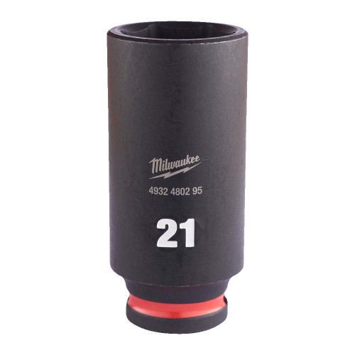 Milwaukee Shockwave Hex Socket Deep 3/8" - 21mm image