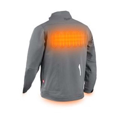 Milwaukee M12 HJ GREY5 Heated Jacket Grey ITS.co.uk