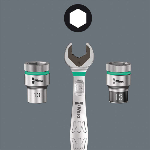 Wera 8790 C Impaktor Deep Set 1 Socket Set 1/2 Drive Metric 050048410