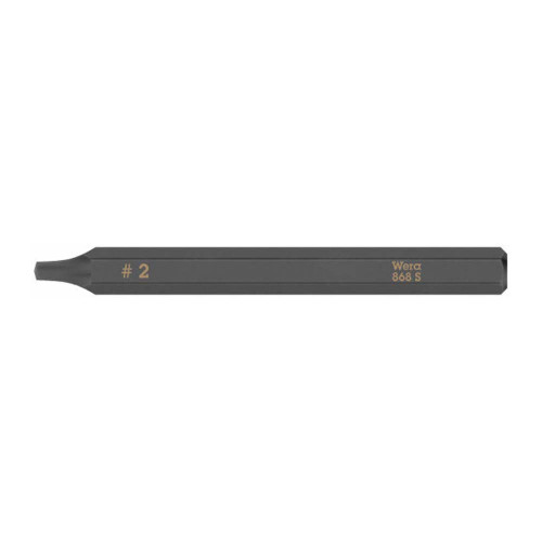 Wera 868 S Square Head Socket Bit for Impact Screwdrivers: # 2 x 70 mm image
