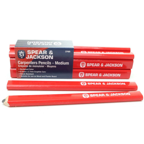 Spear & Jackson Carpenters Pencil Medium Pack of 12 image