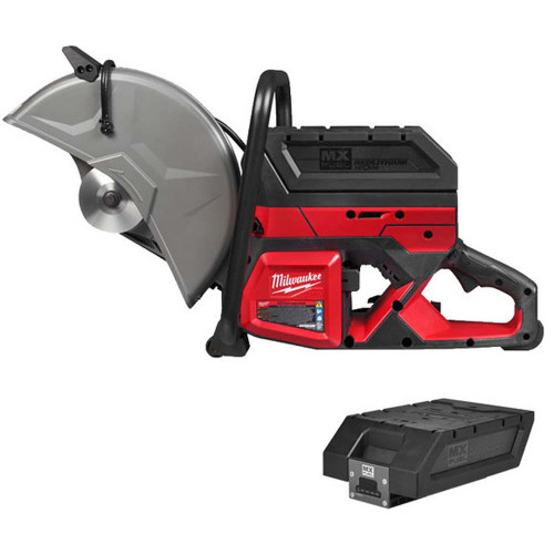 Milwaukee MXF COS350-602 MX FUEL 350mm Brushless Cut Off Saw with 2x 6.0Ah Batteries & Charger image 1