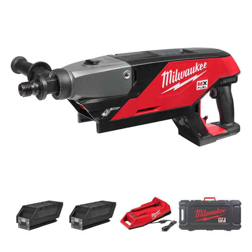 Milwaukee MXF DCD150-302C MX FUEL Brushless Diamond Core Drill with 2x 3.0Ah Batteries, Charger & Case image