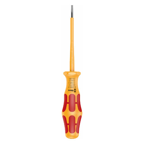 Wera 1060 i VDE Kraftform Slotted Screwdriver, 0.4 x 2.5 x 80 mm image