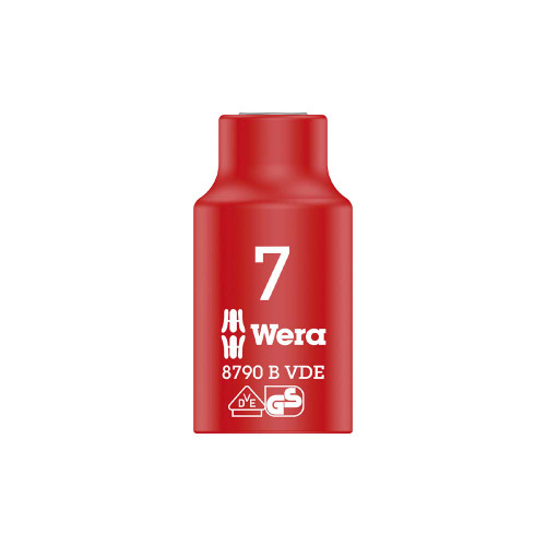 Wera 8790 B VDE Zyklop 3/8" socket 7 x 46 mm image
