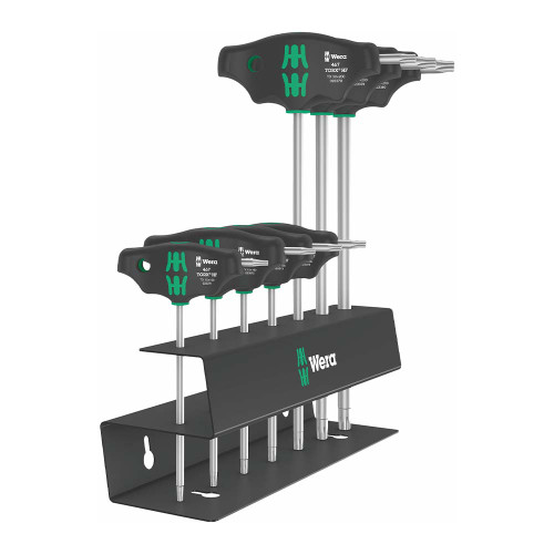 Wera 467/7 TORX T-handle 7 Piece Screwdriver Set With Holding Function image