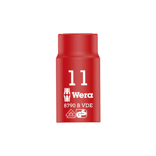 Wera 8790 B VDE Zyklop 3/8" socket 11 x 46 mm image