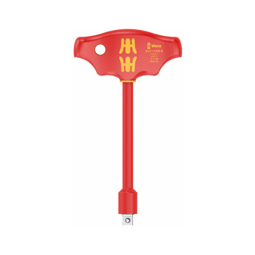 Wera 410 i VDE B VDE T-handle Adapter Socket Screwdriver 3/8" x 130 mm image