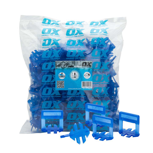 OX Pro Tile Level System - 1.5 x 13mm Spacer - Pack of 250 image