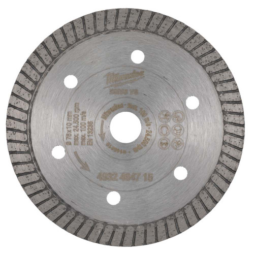 Milwaukee 76mm x 1mm x 10mm Turbo Blade for M12 FCOT-0 image