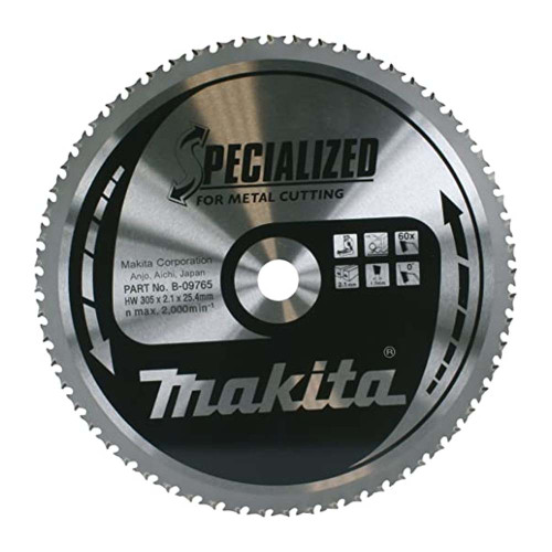 Makita B-33439 305 x 25.4mm 60T Specialized Metal Saw Blade image