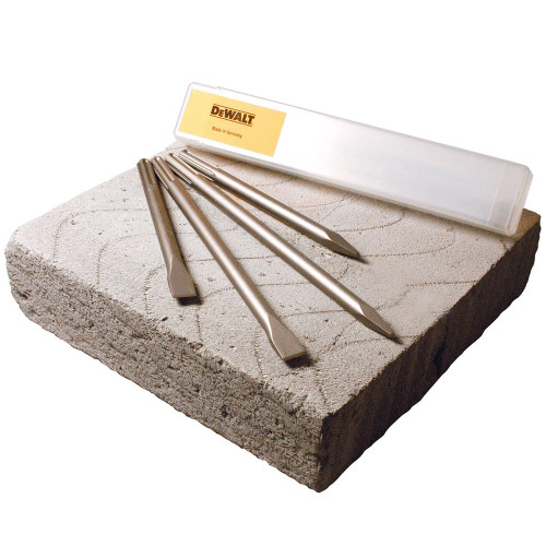 Dewalt 4 Piece SDS MAX Chisel Set image