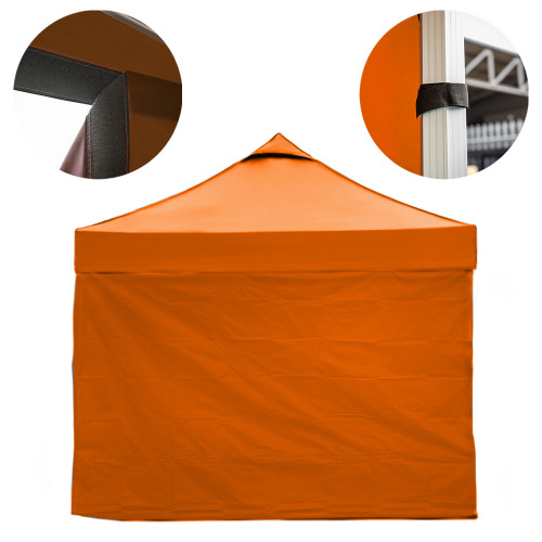 Vaunt 3m x 1.9m Plain Gazebo Side Panel - Orange image