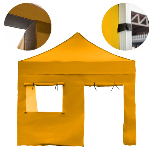 Vaunt 3m x 1.9m Door & Window Gazebo Side Panel - Yellow image