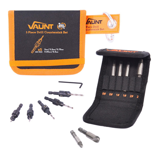 Vaunt 11 Piece Drill Countersink & Damaged Screw Remover Set image