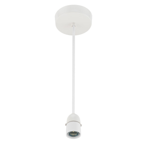 BG Electrical 9'' Pendant Set Light Fitting BC White 3.5'' image